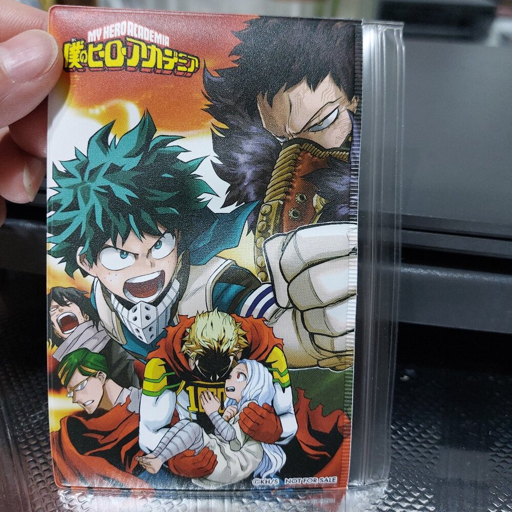 Discontinued Rare My Hero Academia Shie Hassaikai Mini Clear Zipper Card Holder